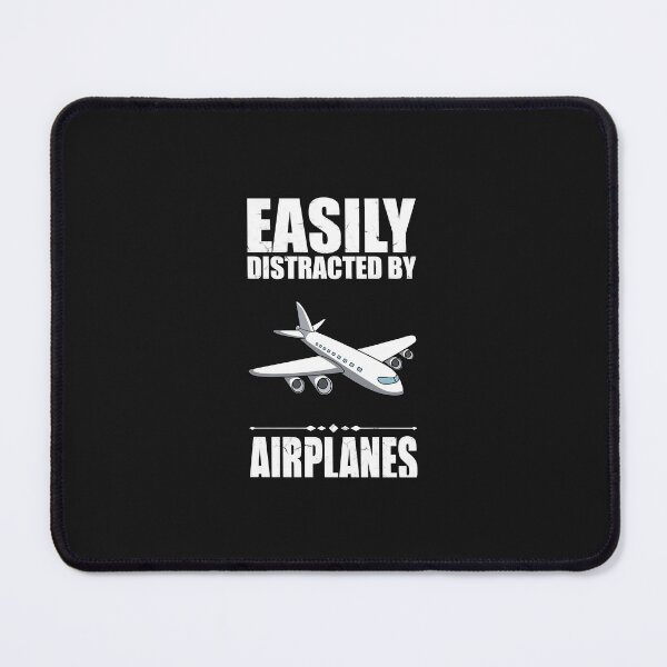 Item preview, Easily Distracted By Airplanes Funny Airplane Gift Hoodie designed and sold by StricklerShari.