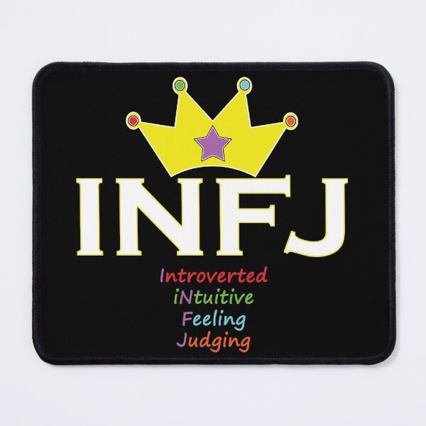 Item preview, INFJ - Typography Design designed and sold by art-by-shadab.