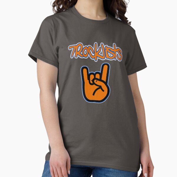 Horns & Full Title - Orange Classic T-Shirt