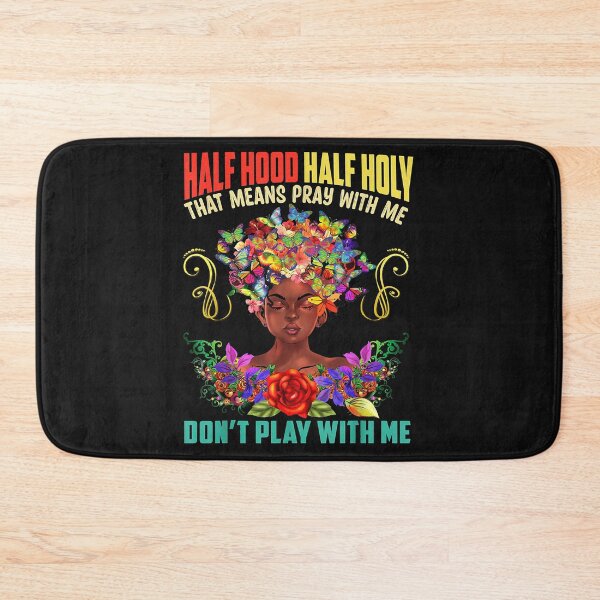 Item preview, Half Hood Half Holy Pray With Me Don't Play With Me Womens T-Shirt designed and sold by lizamcdermott.