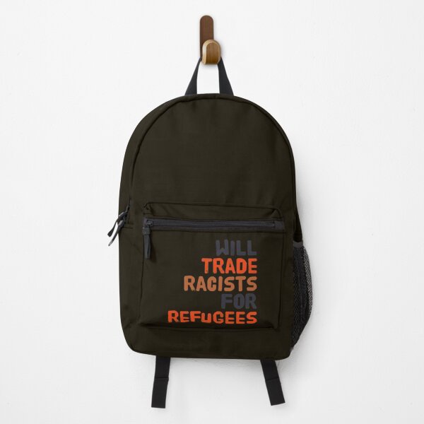 Item preview, Will Trade Racists For Refugees designed and sold by Hema Thilakaratne.