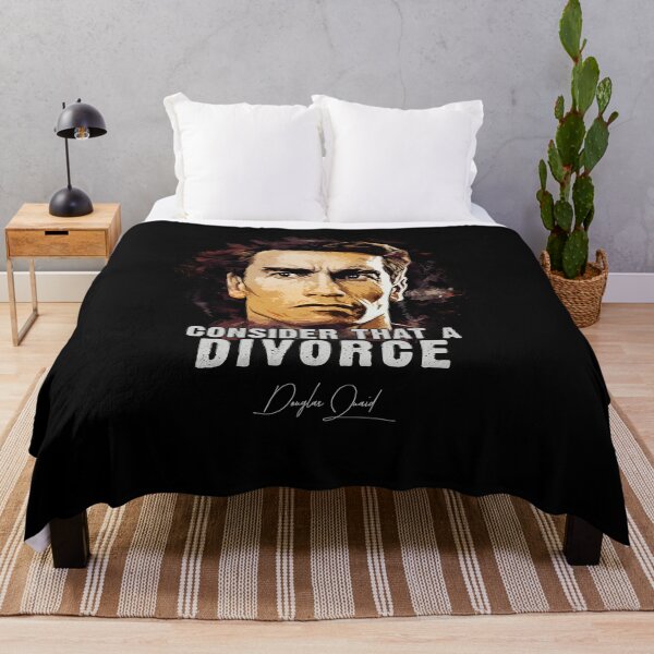 Item preview, Douglas Quaid ➠ Consider That A Divorce ➠ famous movie quote designed and sold by Naumovski.