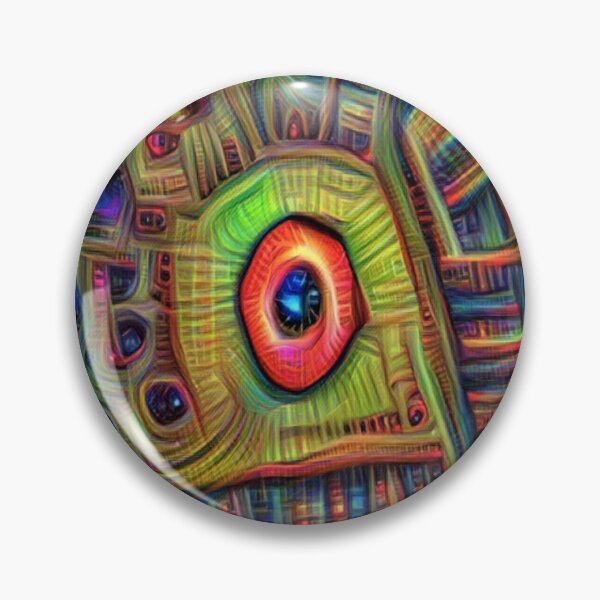 Item preview, vibrant psychedelic energy pattern designed and sold by BelAnnGrey.