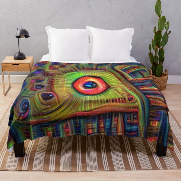 Item preview, vibrant psychedelic energy pattern designed and sold by BelAnnGrey.