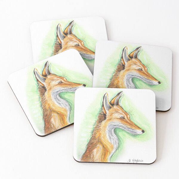 Item preview, Reynard the Fox, Contemporary, watercolour painting designed and sold by al hayball.