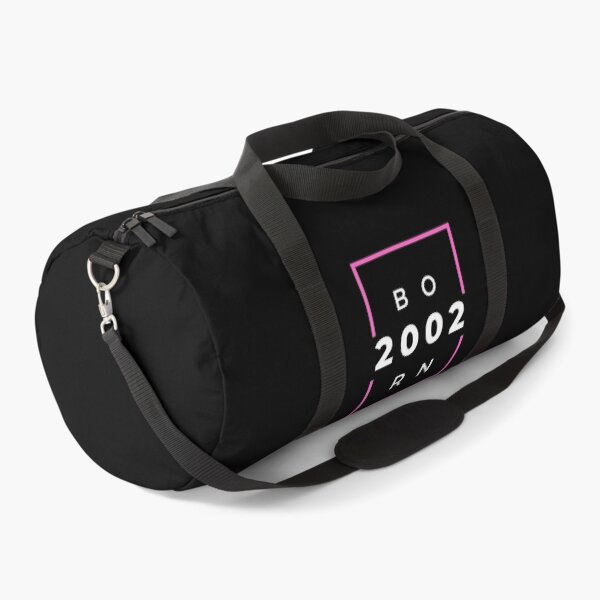 Item preview, Born 2002 - pink on black designed and sold by BlueThrow.