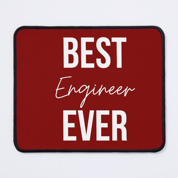 Item preview, Best engineer ever - engineer gift (white/grey) designed and sold by PickaSticka.