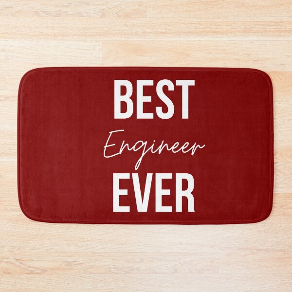 Item preview, Best engineer ever - engineer gift (white/grey) designed and sold by PickaSticka.