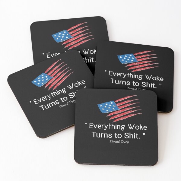 Item preview, Funny Trump "Everything Woke Turns to Shit"  designed and sold by JethroShop.