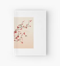 Wunderlicher roter Kirschblüten-Baum Notizbuch