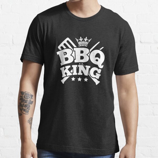 "BBQ KING" Tshirt for Sale by DesignFactoryD Redbubble bbq king t
