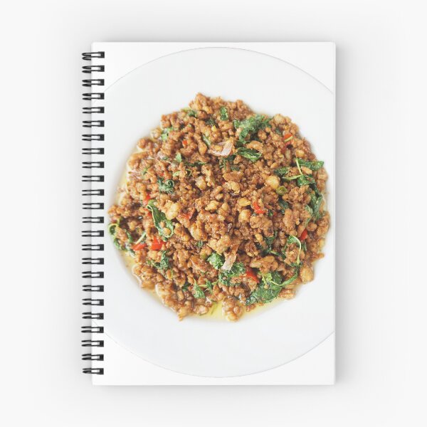 Item preview, Thai style. Pad kra pao,spicy local Thai food. designed and sold by little-monkey-s.
