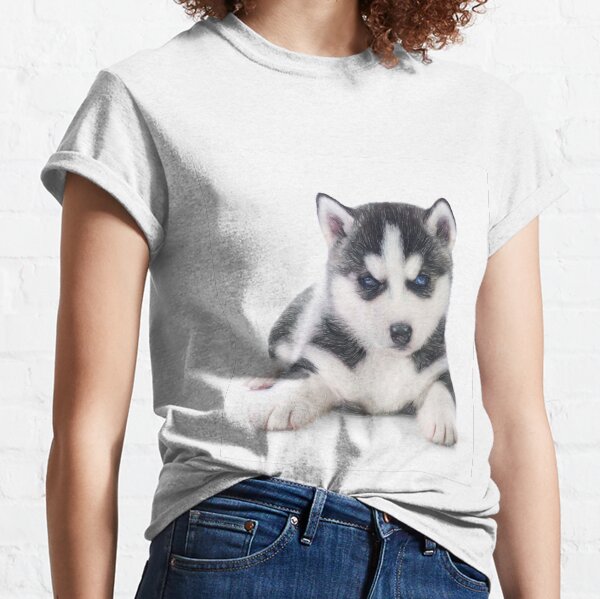 Vintoys Siberian Husky En Camiseta Roja Mentira Felpa Cacho. 