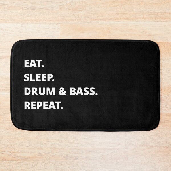 Item preview, EAT SLEEP DRUM & BASS REPEAT designed and sold by uniqueitems.