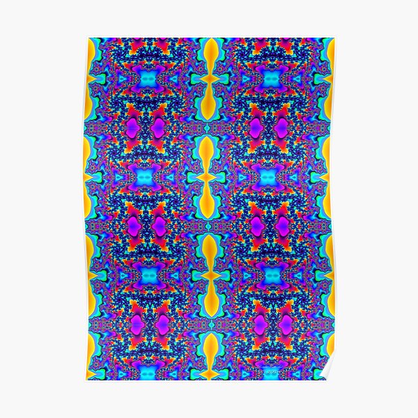 Symmetrical-Mandlebrot-Section-Fractal-29 Poster