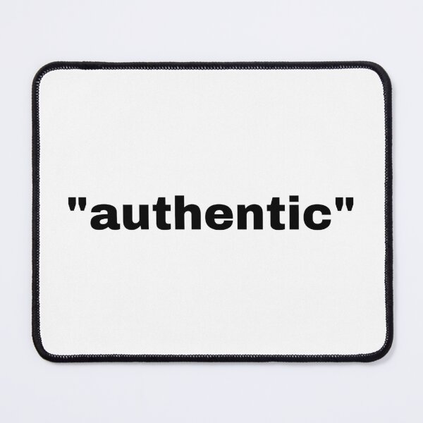 Item preview, "authentic" single word with quotation marks designed and sold by JonathanFTR.