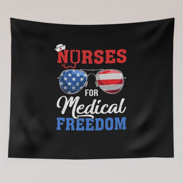 Item preview, Nurses For Medical Freedom American Flag designed and sold by cadieuxart.