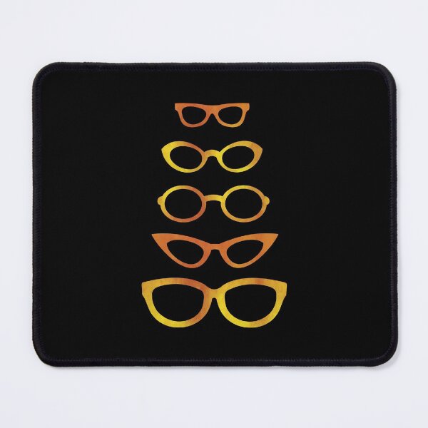 Item preview, Hipster Eyeglasses Orange and Yellow designed and sold by Primroaddesigns.