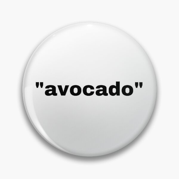 Item preview, "avocado" single word with quotation marks designed and sold by JonathanFTR.