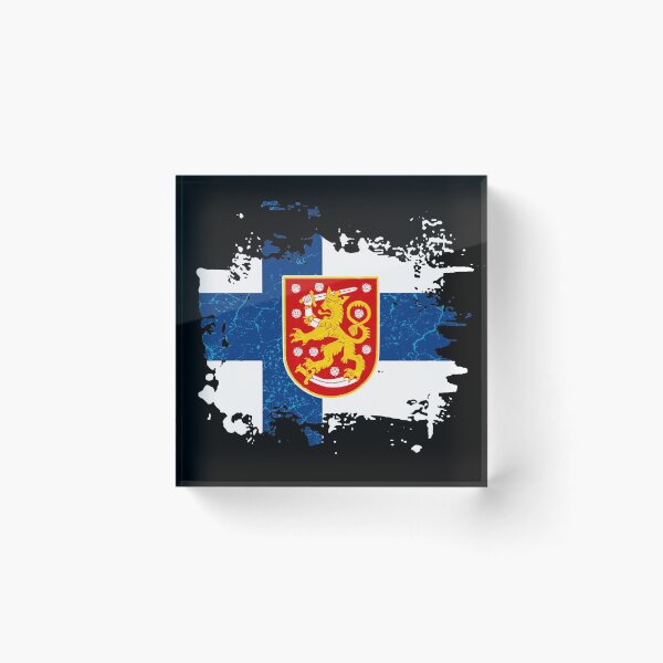 Item preview, Finland flag coat of arms designed and sold by Mila1946.