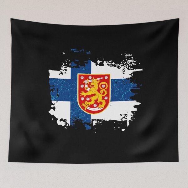 Item preview, Finland flag coat of arms designed and sold by Mila1946.
