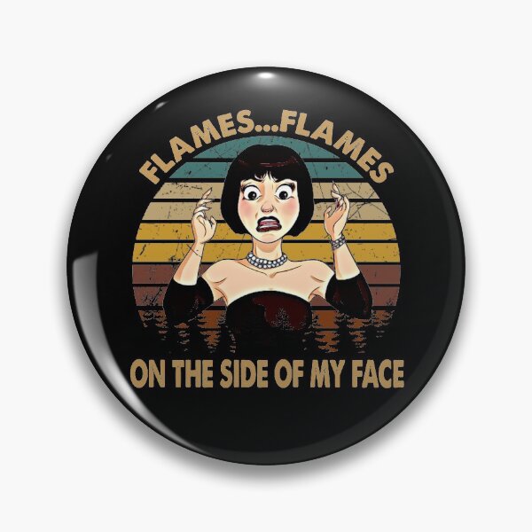 Item preview, Vintage Design Clue Films - Flames...Flames On The Side Of My Face designed and sold by GaryAnthony6.