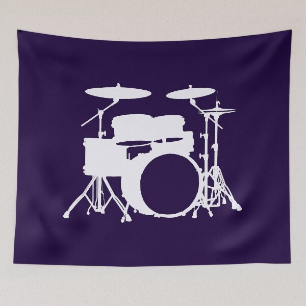 Item preview, Drum Kit - Silhouette designed and sold by bunbun369.
