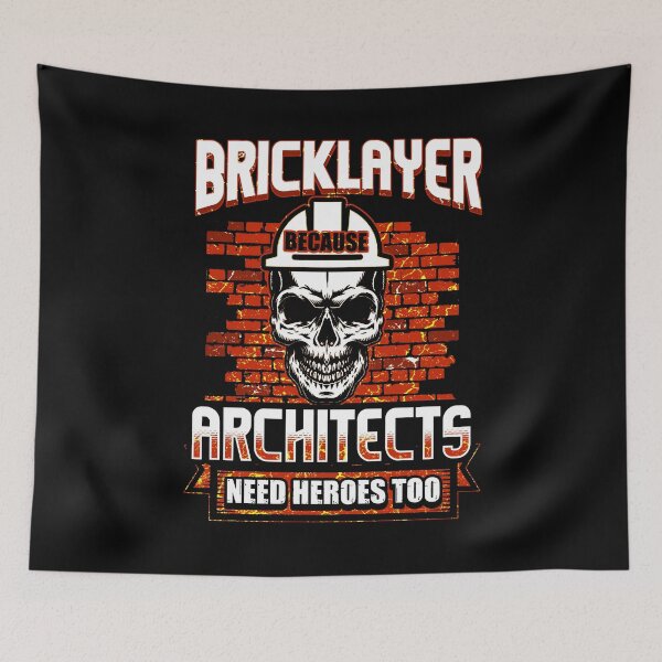 Item preview, Funny bricklayer designed and sold by Mila1946.