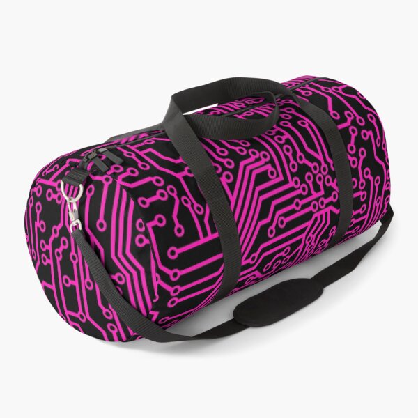 Item preview, Cyberpunk Geek Style Pink and Black Circuit Board Pattern designed and sold by bexilla.