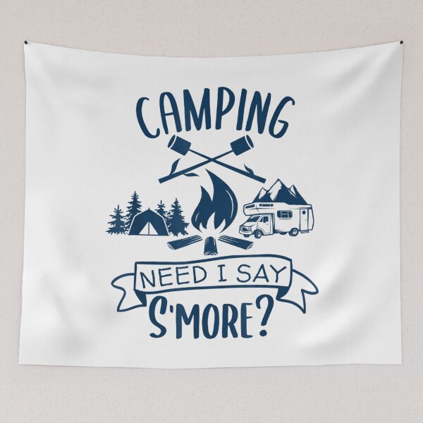 Item preview, Funny Camping Humor Need I Say S'more Men Women Boys Girls  designed and sold by GiselleShop.