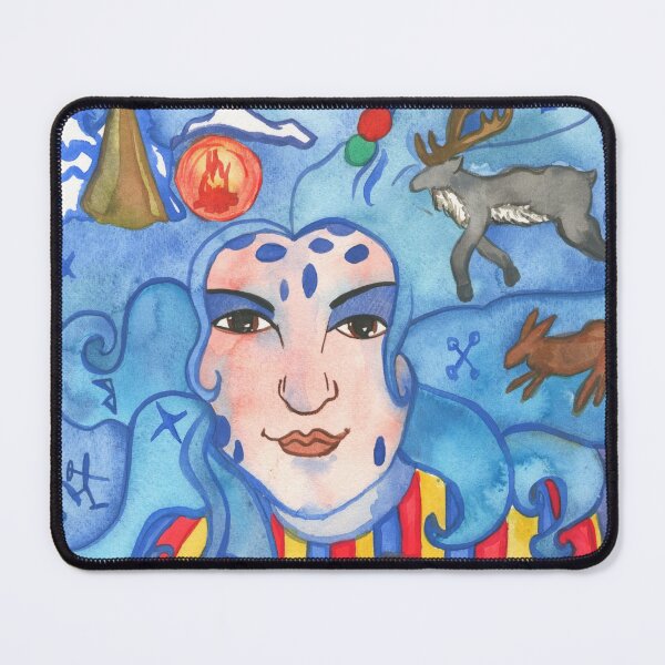 Item preview, Juksakka Saami Goddess Of Hunt designed and sold by Niina Niskanen.