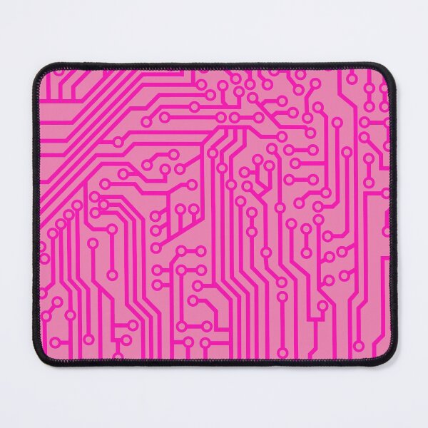 Item preview, Geeky Pink Circuit Board Pattern designed and sold by bexilla.