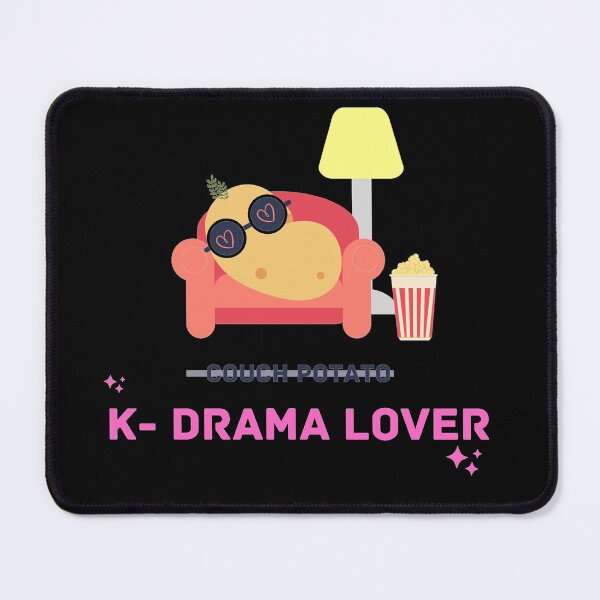 Item preview, I am a proud couch potato and a k-drama lover designed and sold by Manoroma.