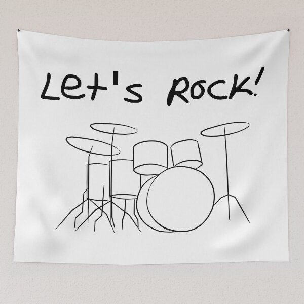 Item preview, Let's Rock (drums) designed and sold by theogat.