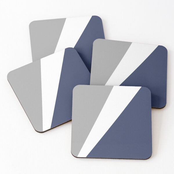 Item preview, grey white  NAVY BLUE designed and sold by drifti.