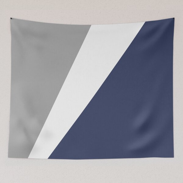 Item preview, grey white  NAVY BLUE designed and sold by drifti.
