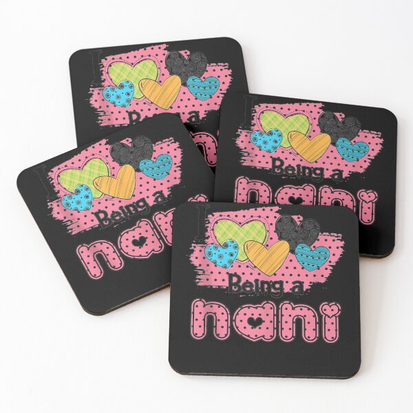 Item preview, Womens I Love Being A NANI Cute Vintage Hearts Gifts Tank Top designed and sold by AlvaShop.