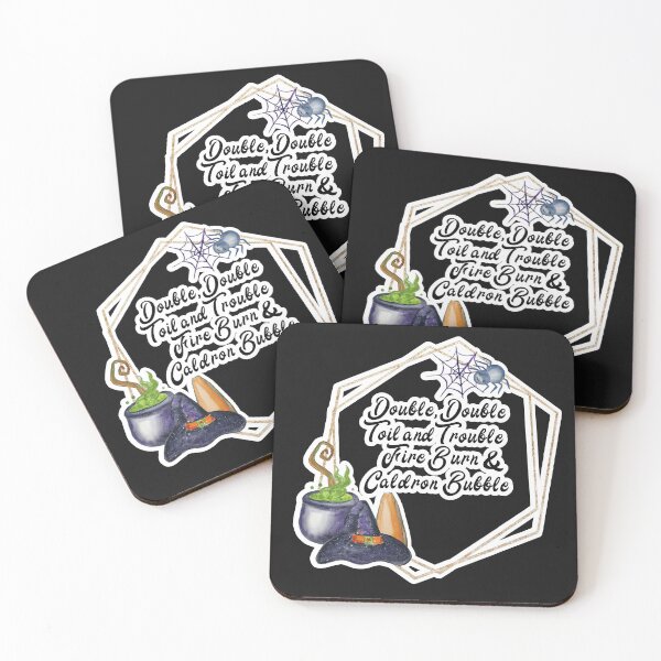 Item preview, Double Double Toil and Trouble Halloween  designed and sold by FamilyCurios.