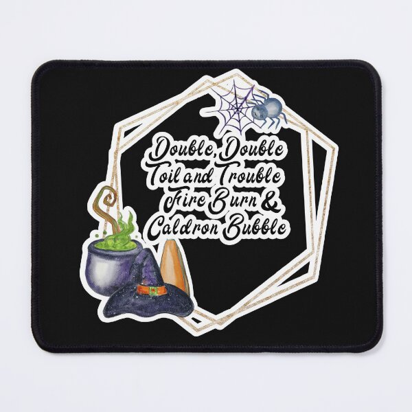 Item preview, Double Double Toil and Trouble Halloween designed and sold by FamilyCurios.