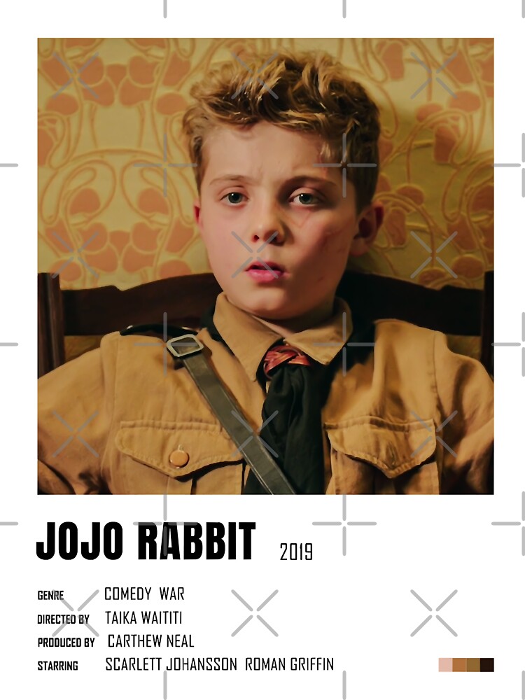 "Beautiful Model Jojo Rabbit Minimalist Poster Captain Klenzendorf