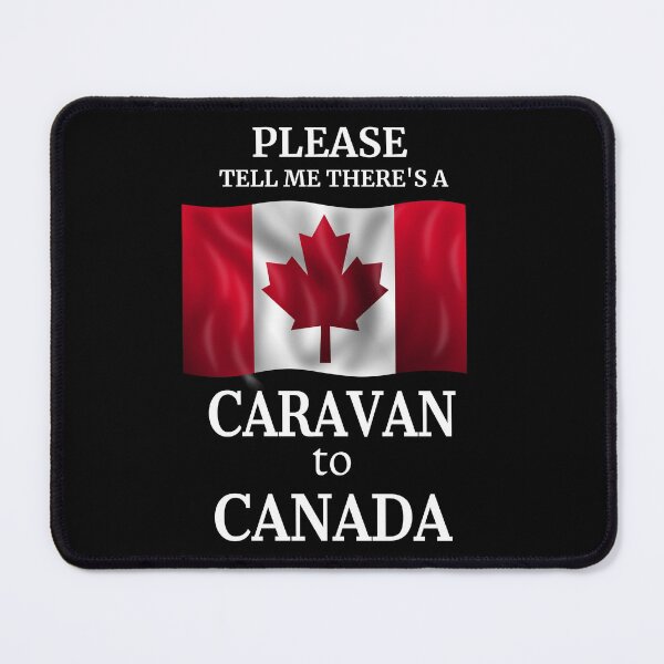 Item preview, Funny Caravan to Canada designs move to canada gift idea designed and sold by BRtisticDesigns.