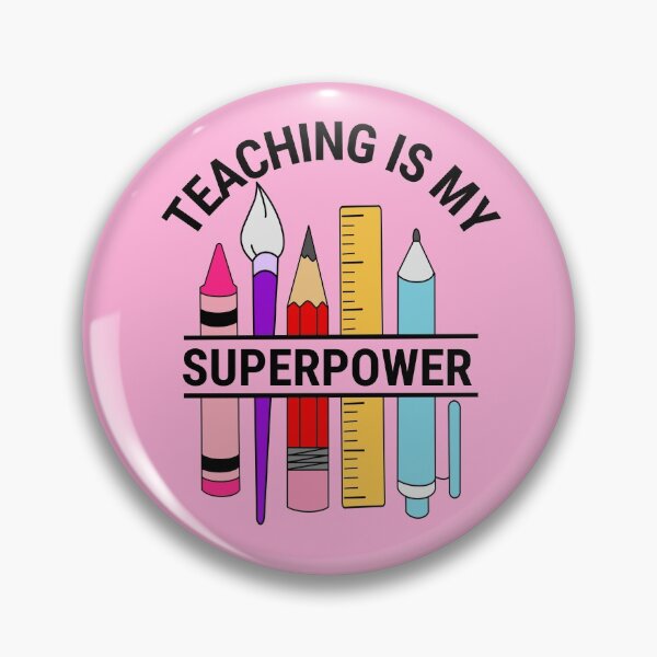 Item preview, teaching is my superpower  designed and sold by champagnemoment.