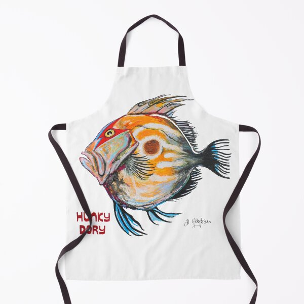 Item preview, Hunky Dory, John Dory Fish, Colourful Seafood art, designed and sold by al hayball.