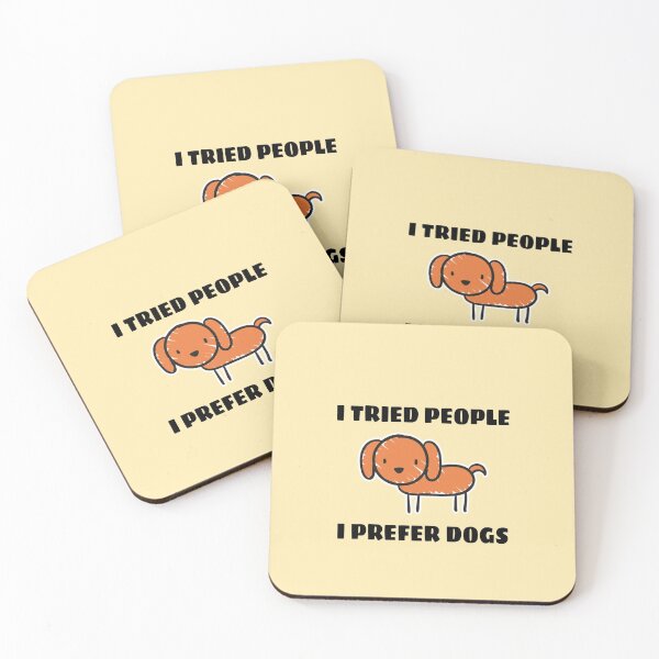 Item preview, I Tried People I prefer Dogs  Funny Dog Mom Gift designed and sold by catchyology.