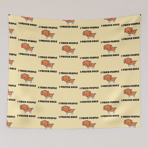 Item preview, I Tried People I prefer Dogs  Funny Dog Mom Gift designed and sold by catchyology.