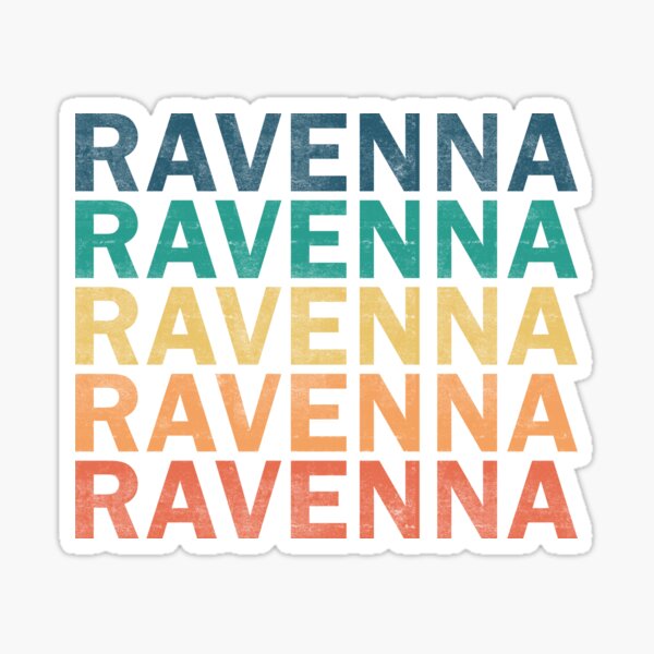 Item preview, Ravenna Name T Shirt - Ravenna Vintage Retro Ravenna Name Gift Item Tee designed and sold by chencktwan.
