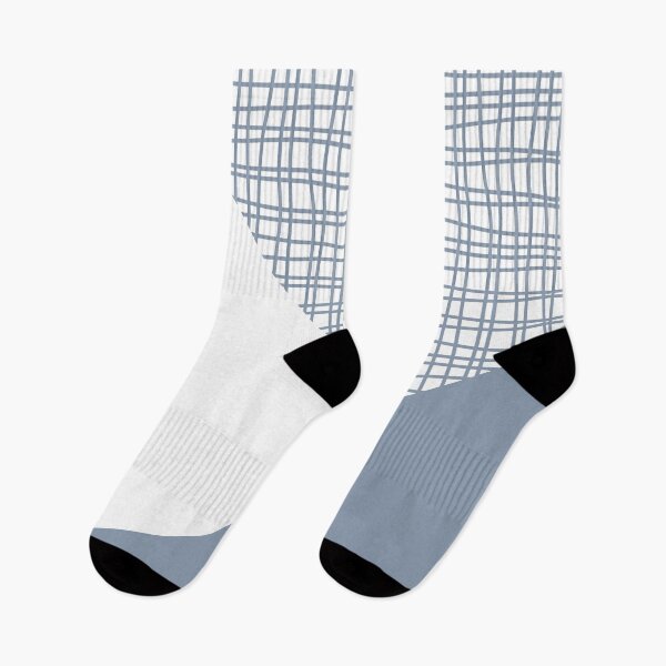 Item preview, Slate Blue White Nordic Color Blocks designed and sold by Delinda Graphic Studio.