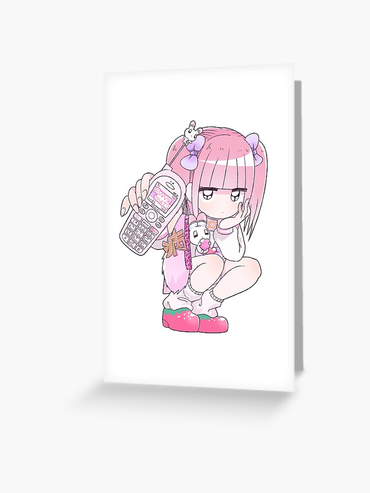 Menhera chan anime | Greeting Card