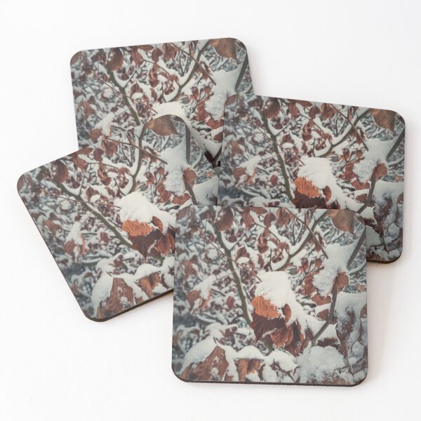 Item preview, snow covered golden leaves designed and sold by psychoshadow.