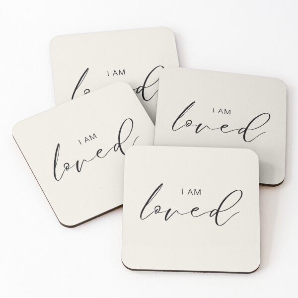 Item preview, I am loved designed and sold by PrettyMindSpace.
